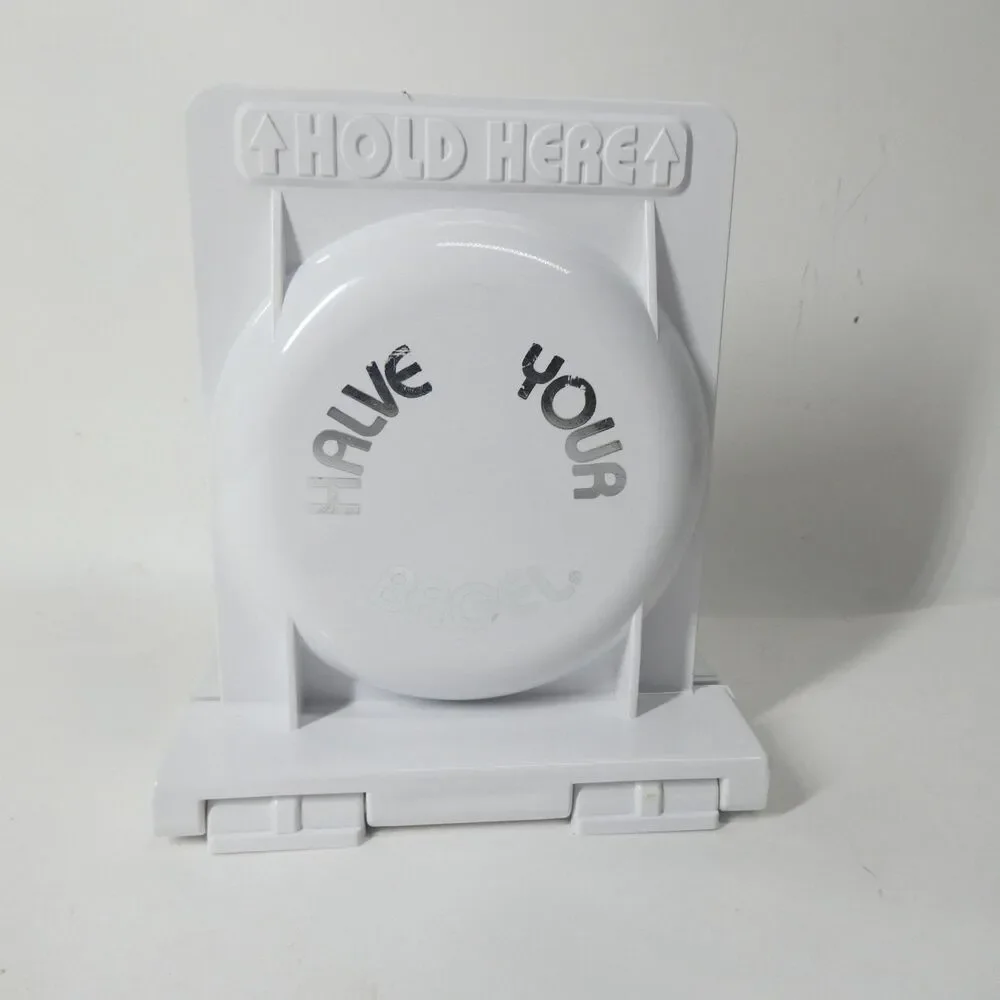 Halve Your Bagel - Bagel Slicing Holder Tool - Clever Concepts USA